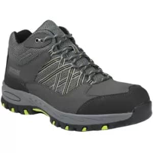 Regatta Mens Sandstone Safety Boots (12 UK) (Briar Grey/Lime Punch) - Briar Grey/Lime Punch