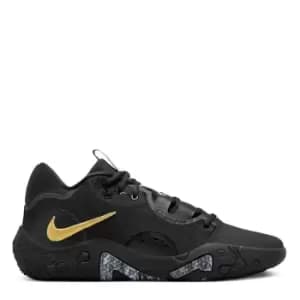 Nike Pg 6, Black/Metallic Gold-Celestine Blue, size: 10, Unisex, Basketball Performance Mid, DC1974-005