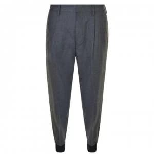 DKNY Reverse Pleated Trousers - Vnt Heather Gry