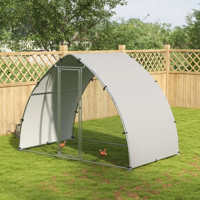 PawHut Pawhut - Walk-In Chicken Run with Cover, for Chickens 3 x 1.9 x 2.2m 5056725516918