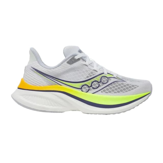 Saucony Endorphin Speed 5 Shoes White Yellow AW25, Size 41 - EUR