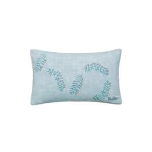 Katie Piper Restore Cushion 50cm x 30cm, Green/Aqua