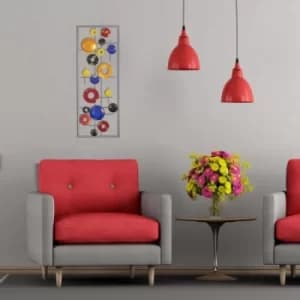 P?ngen Multicolor Decorative Metal Wall Accessory
