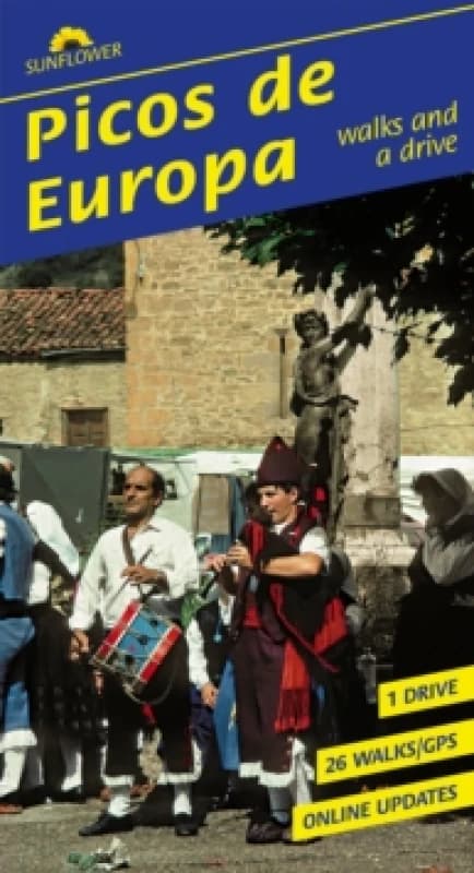 Picos de Europa Sunflower Walking Guide : 26 long and short walks with detailed maps and GPS; car tour with pull-out map Paperback / softback