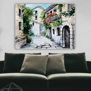 189399467_70100 Multicolor Decorative Canvas Painting