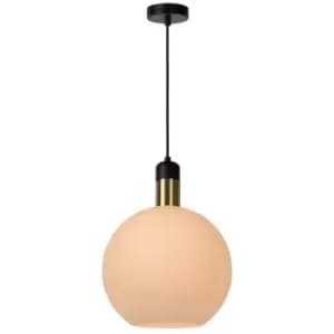 Lucide JULIUS - Pendant Light - Ø28cm - 1xE27 - Opal