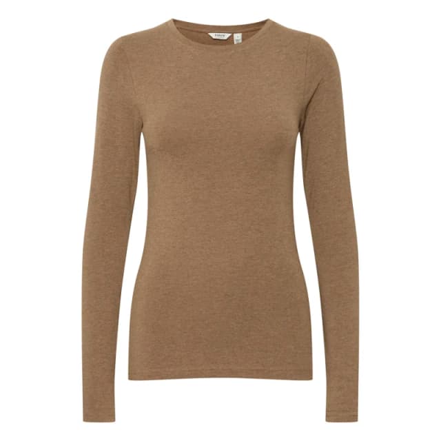 b.Young Womens long sleeve T-Shirt b.young Pamila Marron Female 2XL