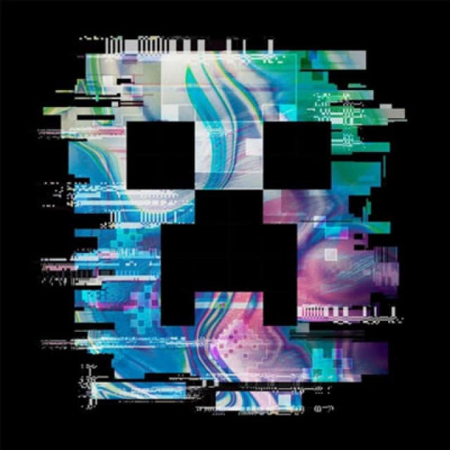 Minecraft Minecraft Glitch Canvas Print in Black One Size Unisex 5063652223413