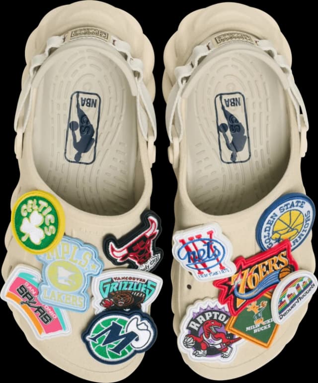 Crocs Unisex NBA Echo Clogs Multi W8/M7