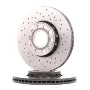 PAIR BREMBO BRAKE XTRA DRILLED DISCS 09.5745.2X