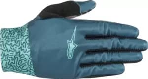 Alpinestars Stella Aspen Pro Lite Ladies Bicycle Gloves, green-turquoise, Size M for Women, green-turquoise, Size M for Women