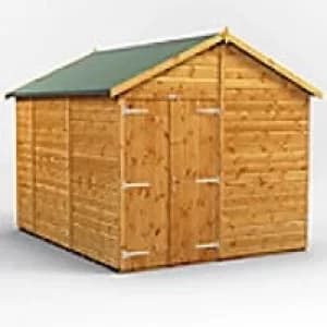 Power Garden Shed 108PAWDD Golden Brown 10x8
