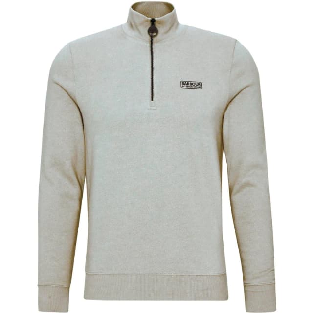 Barbour International Mens Essential Sweatshirt Concrete male L