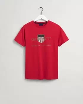 GANT Men Archive Shield T-Shirt (L) Red