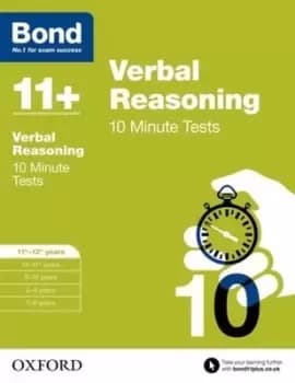 Verbal reasoning 11-12 years 10 minute tests by Frances Down