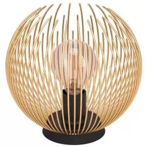 Eglo Venezuela Black And Gold Table Lamp