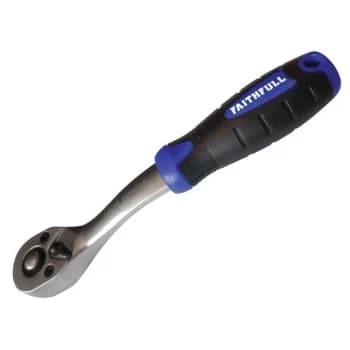 Faithfull Ratchet Handle Quick-Release 72 Teeth 3/8in Drive