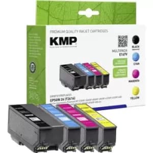 KMP Ink replaced Epson T2616, 26 Compatible Set CMYK E167V 1626,4850