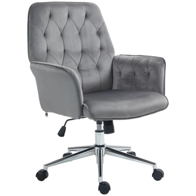 Vinsetto Swivel Computer Chair Dark Grey 921-103V72CG