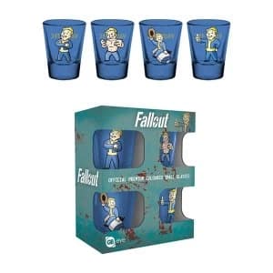 Fallout Vault Boy Colour Shot Glasses