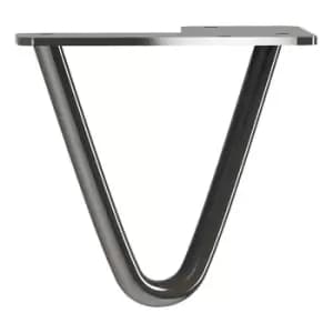 Rothley 100Mm 2 Pin Hairpin Leg Gun Metal Set Of 4