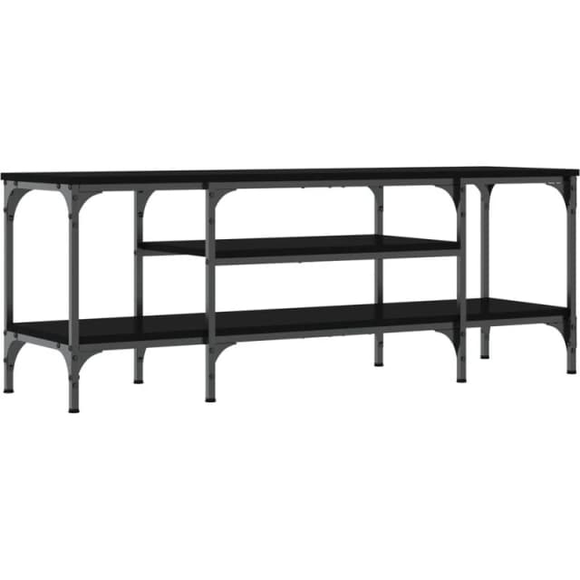 VIDAXL Vidaxl - tv Cabinet Black 121x35x45cm Engineered Wood&Iron 8720845774202