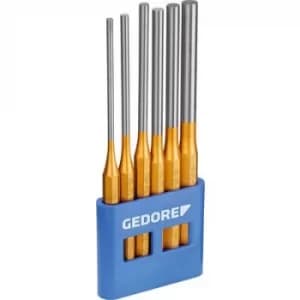 Gedore 119 L-GEDORE-Cotter pin driver set, long form, 6 Piece in the PVC holder 8866290
