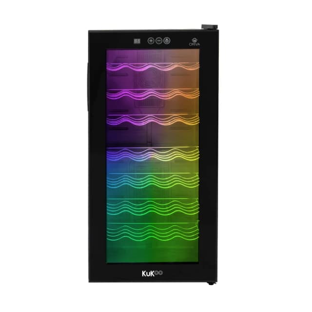 Monstershop Oriva LED Wine Cooler in Black Unisex