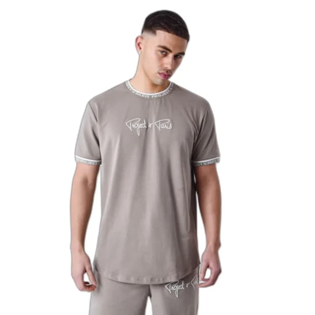 Project X Paris Embroidered logo T-Shirt Project X Paris Gris Male S 2310019_TP