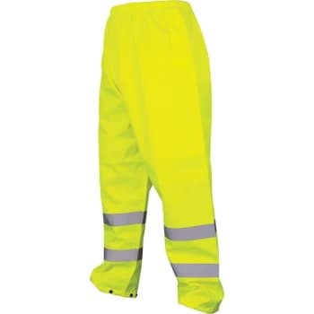 Hi-vis Rip-stop Yellow Trousers (EN20471) - 2XL