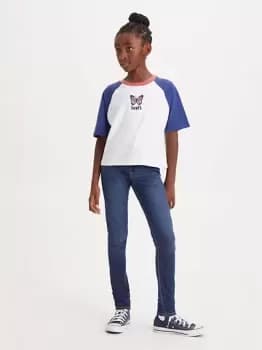 Teenager Throwback Baseball Tee - Blue