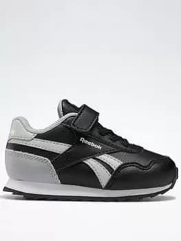 Reebok Royal Classic Jogger 3 1V Shoes, Black/Grey, Size 5.5 Younger, Women