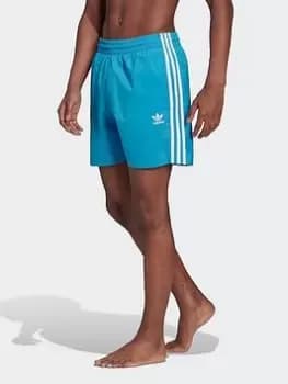 adidas Originals Adicolor Classics Trace Shorts, Blue Size XS Men