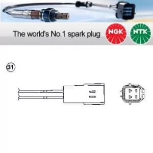 1x NGK Lambda NTK Oxygen 02 Lambda Sensor OZA702-EE3 (96524)