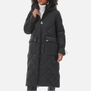 Barbour International Womens Boulevard Quilted Coat - Black - UK 8 - UK 10