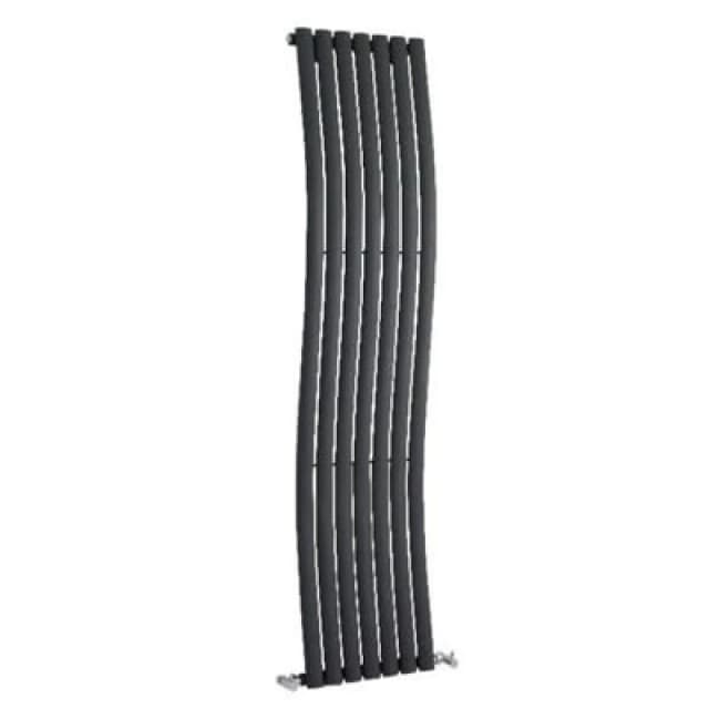 Aspire Aspire - Hudson Reed Revive Wave Designer Vertical Radiator 1785mm h x 413mm w - Anthracite PWHLA95