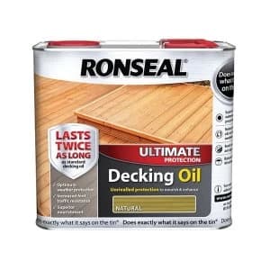 Ronseal Ultimate Protection Decking Oil Teak 5 Litre