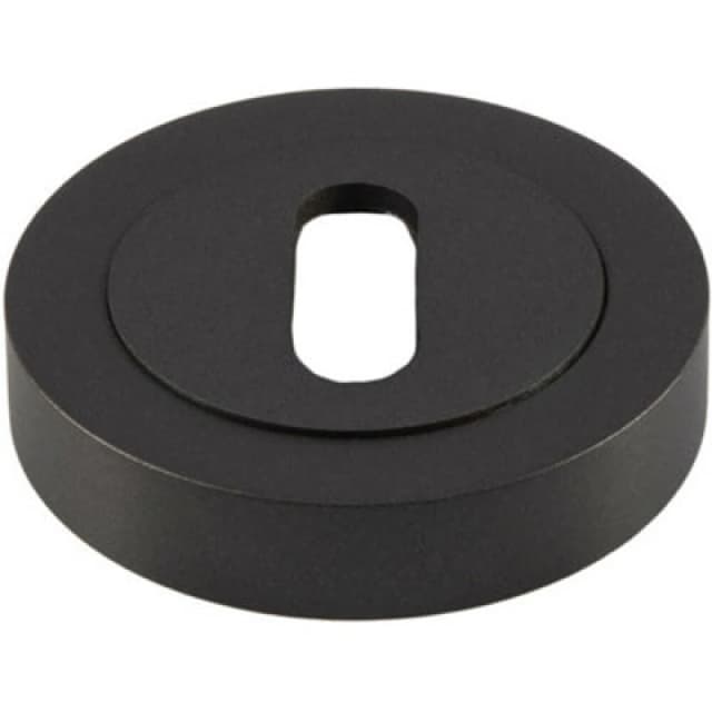 Loops 50mm Lock Profile Round Escutcheon Concealed Fix Matt Bronze Keyhole Cover Multi unisex