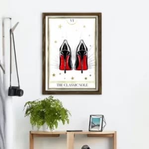 MZM784 Multicolor Decorative Framed MDF Painting