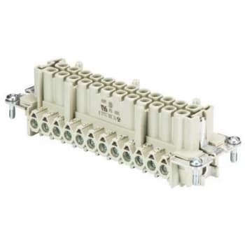 Wieland 70.300.2440.0 Industrial Connector, 24 Pin + PE Socket insert