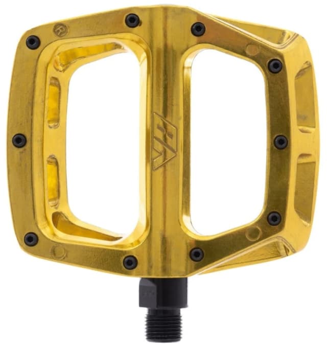 DMR V8 Flat Pedals One Size Gold - Cycles UK