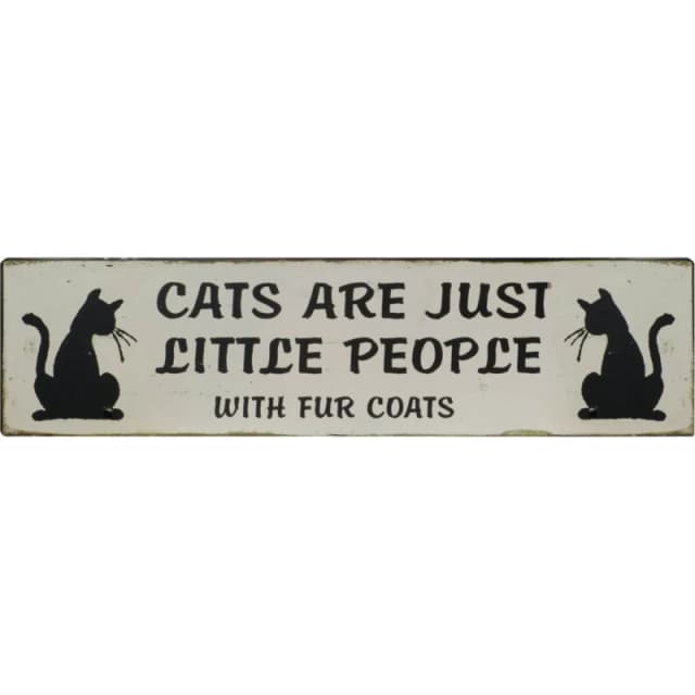 Artisan Furniture Artisan Furniture Plaque - Cats Are Just Little People Plaque