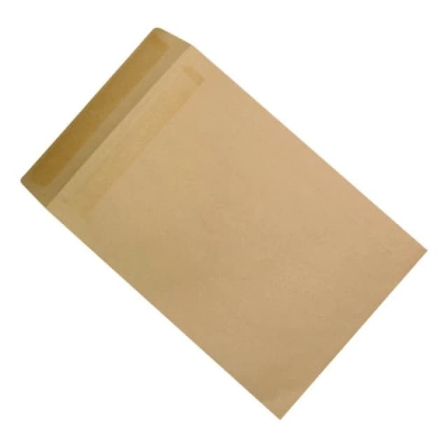 5 Star Office Envelopes Pocket Self Seal 115gsm C4 Manilla (250 Pack) J90013