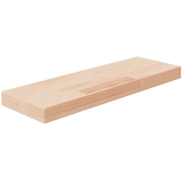 vidaXL Shelf Board 60x20x4cm Untreated Solid Wood Oak, Brown 342949