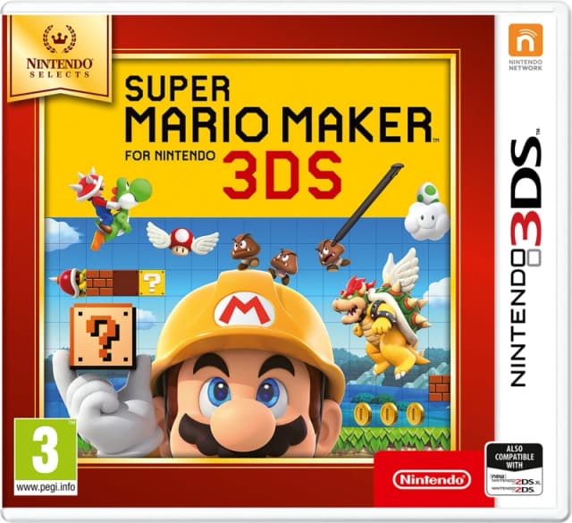 Super Mario Maker (Nintendo 3Ds) (Selects) Games - Games - 3DS - Platform