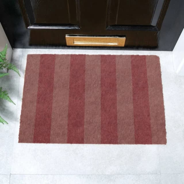 Artsy Mats Pink Stripe Doormat (60 X 40Cm), Brown 6040-PinkSTRIPE