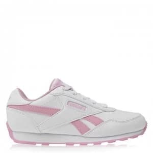 Reebok Rewind Classic Trainers Junior Girls - White/Pink