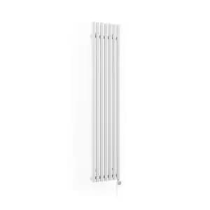 Terma Rolo Room Vertical Electric Designer Radiator, White (W)370mm (H)1800mm