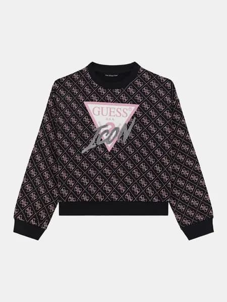 Guess All Over Print Sweatshirt 14893163 Black