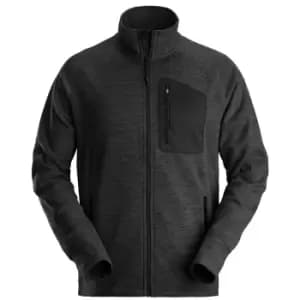 Snickers 8042 Flexi Work Fleece Jacket Black M
